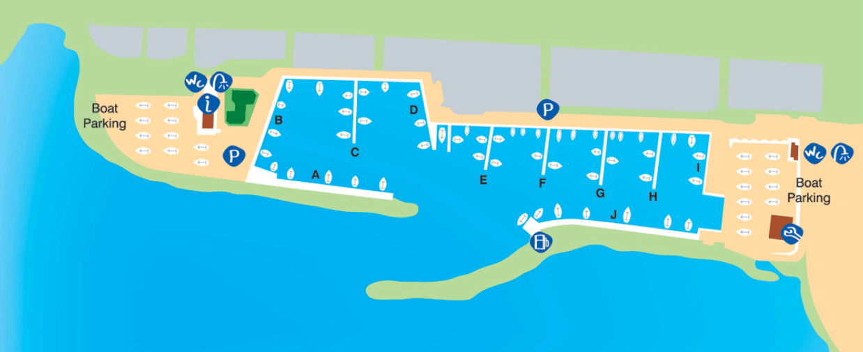 Map of Kalamata Marina